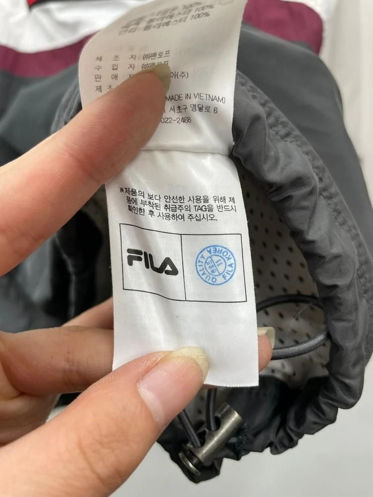 XL 필라 로고 오버핏 올드스쿨 아노락 바람막이 자켓 11