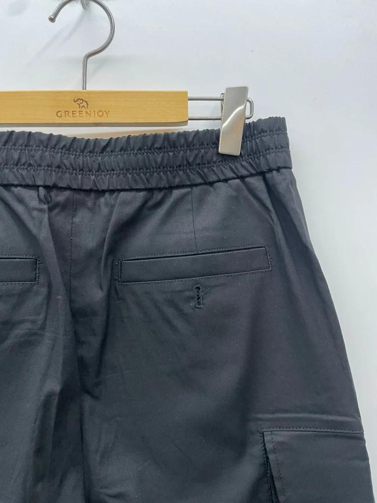 78 시스템옴므 밴딩 카고 팬츠 블랙 조거 8