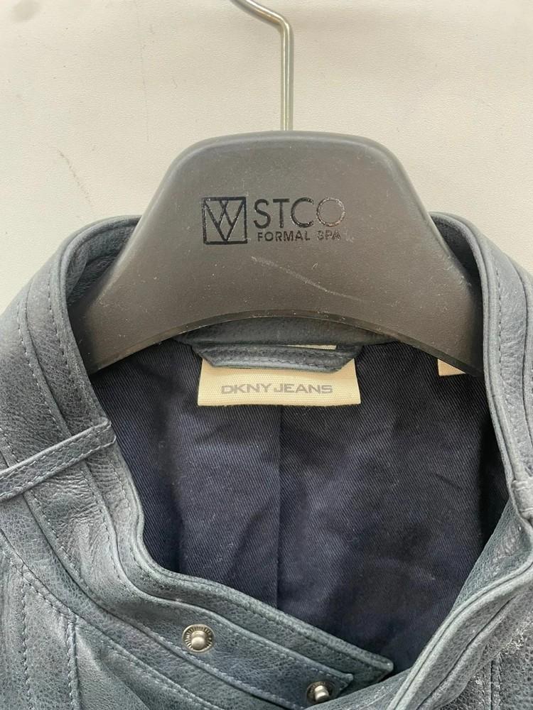 M DKNY 진 올드 빈티지 카우레더 가죽자켓 7