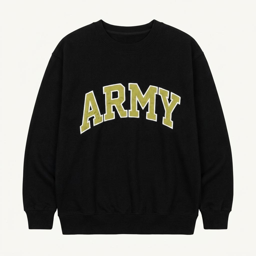 미디움 90’s Steve and Barry’s ARMY 오버핏 맨투맨티셔츠 1