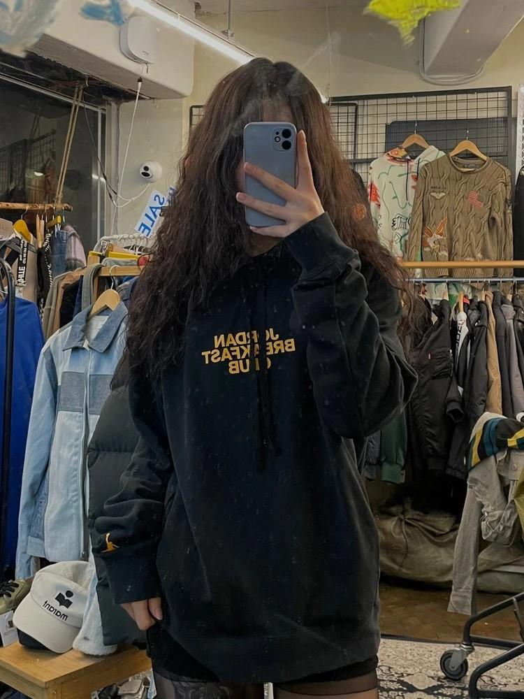라지 나이키 조던 드라이핏 스포츠 BC 그래픽 플리스 풀오버 후드티 2