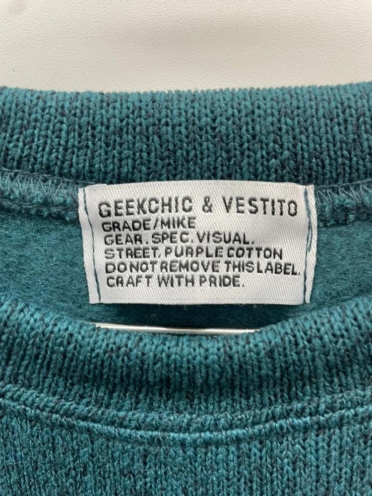프리 GEEKCHIC VESTITO 오버핏 맨투맨티셔츠 빈티지룩 9