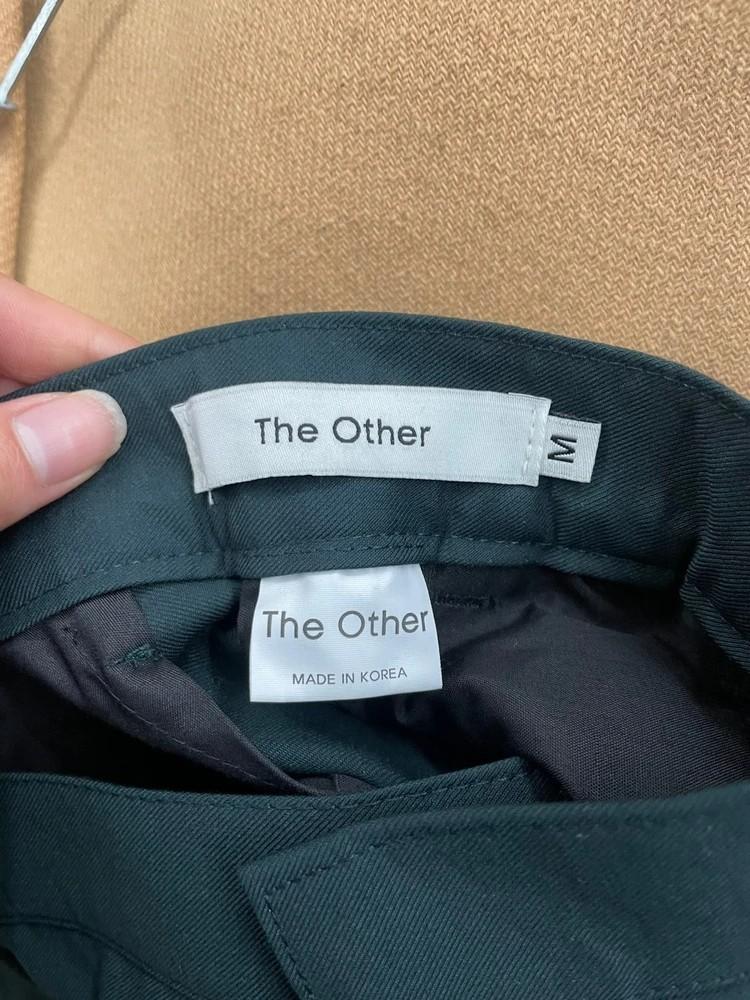 미디움 the other 사이드 와이드 팬츠 청녹색 8