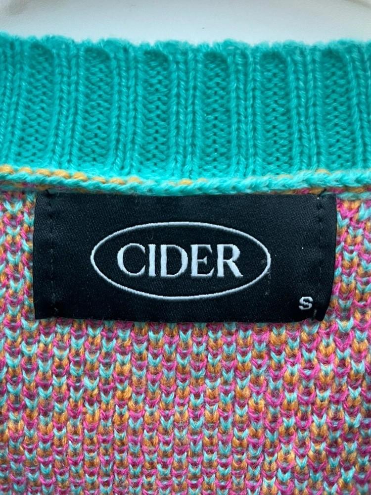 스몰 cider 샵사이다 오버핏 스트라이프 니트 웨어 9