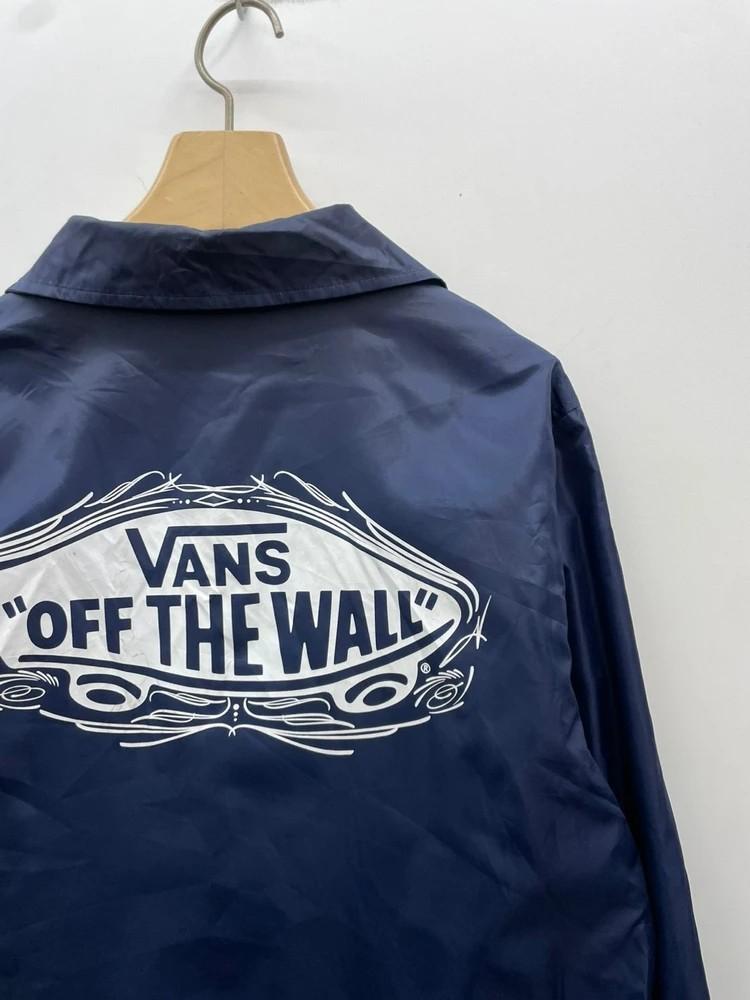 스몰 VANS 남여공용 오버핏 코치점퍼 자켓 네이비 11