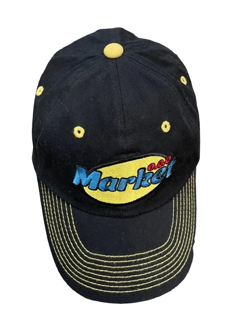 OOO MAKERT 로고 볼캡 모자 블랙 3