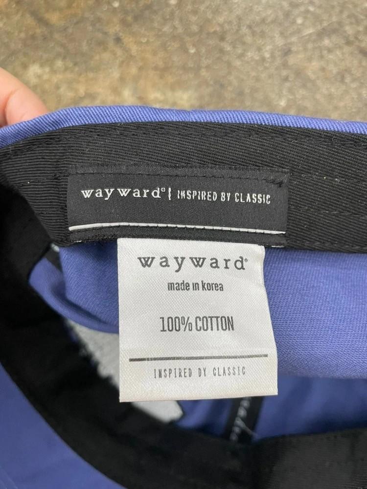 Wayward 로고 볼캡모자 블루 빈티지캡 새상품급 6