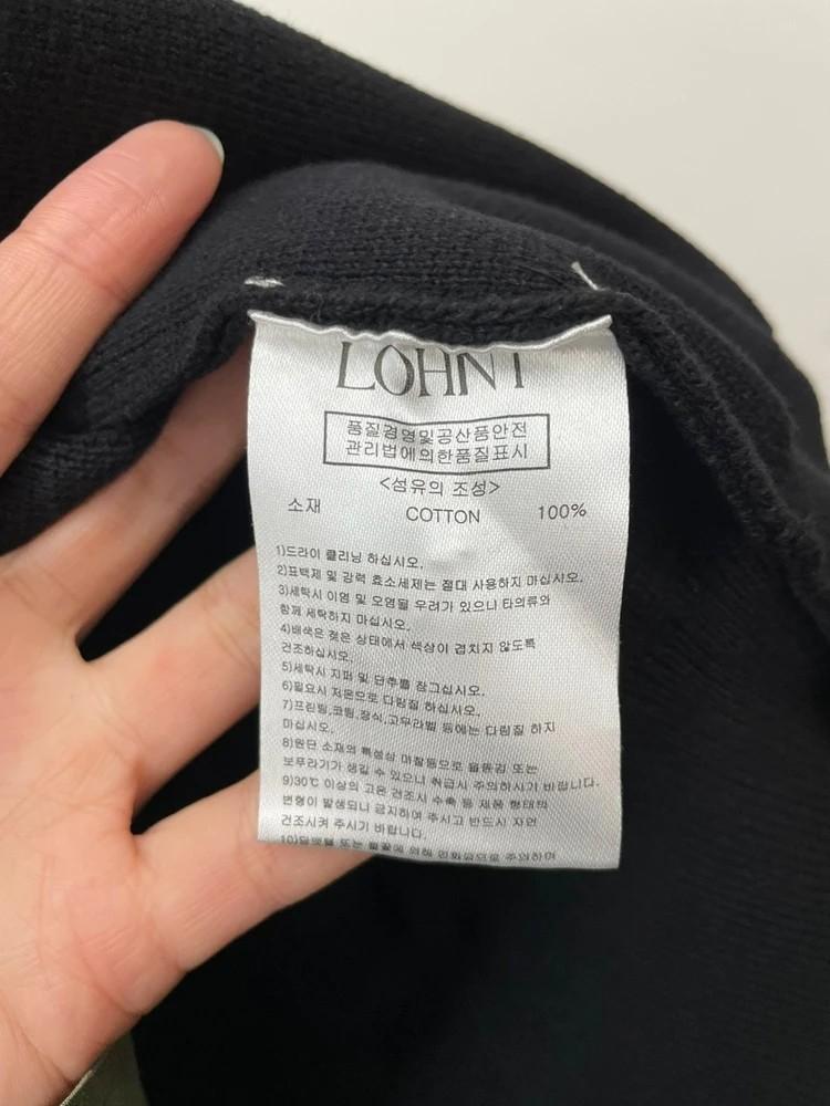 xl LOHNT 파인 코튼 오버핏 가디건 블랙 10