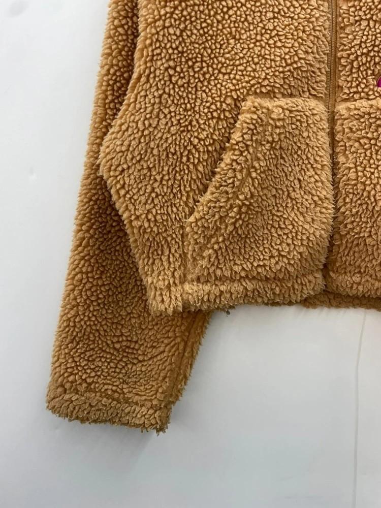 스몰 Nike 나이키 빅스우시 크롭 쉐르파 후리스 자켓 6