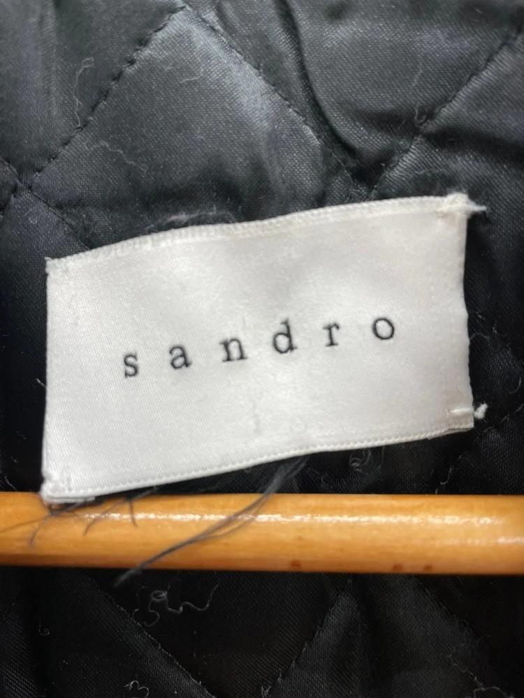 미디움 산드로 Sandro 재킷 울 바시티 점퍼 빈티지룩 10