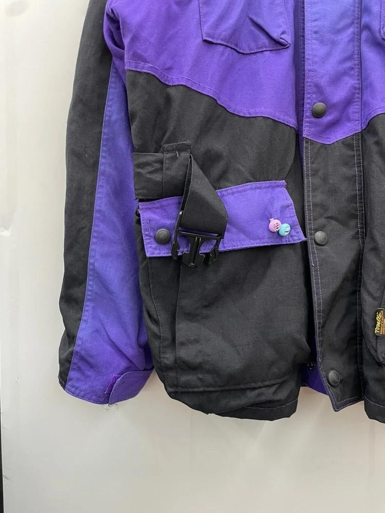xxxl 90s 벨스터프 코듀라 모터사이클 바이커 레이싱 자켓 퍼플 블랙 빈티지 5