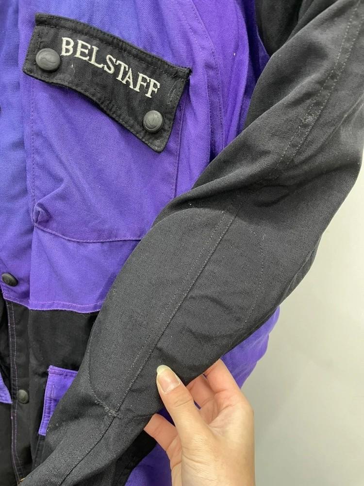 xxxl 90s 벨스터프 코듀라 모터사이클 바이커 레이싱 자켓 퍼플 블랙 빈티지 8