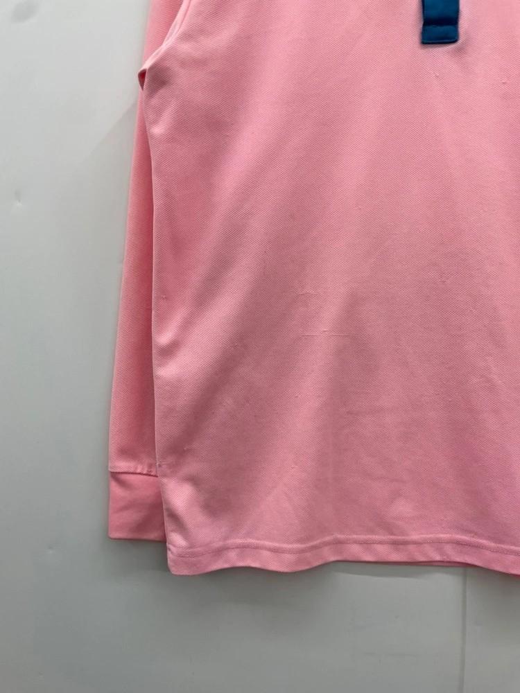 100 아디다스 올드스쿨 삼선 핑크 카라티셔츠 긴팔빈티지 5