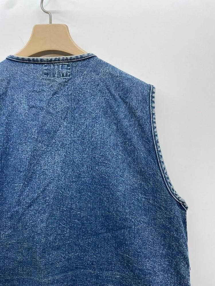 XL 빈티지 멀티포켓 피싱 데님 베스트 조끼 4