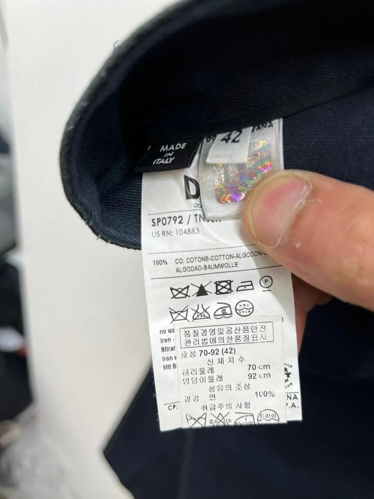 42 돌체엔가바나 올드 네이비 슬림 포인트 팬츠 빈티지룩 올드 명품 7