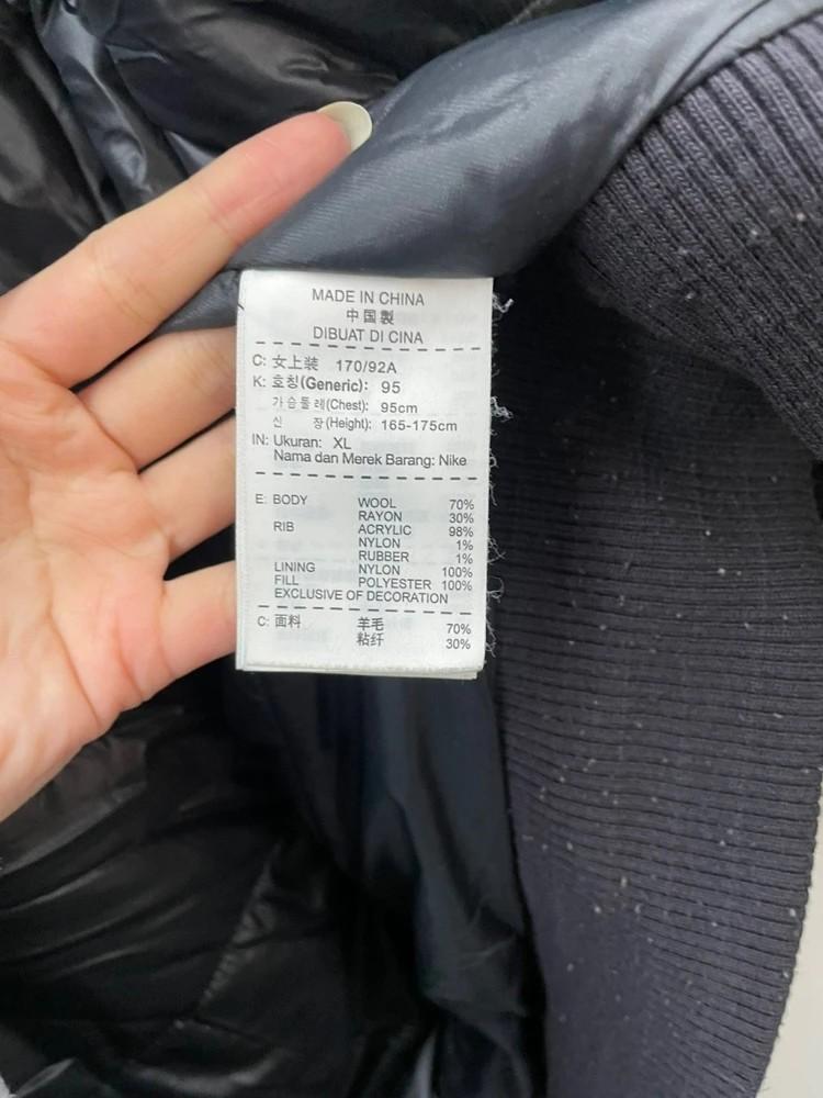 xl 나이키 우먼 바시티자켓 블랙 야구점퍼 후디 10