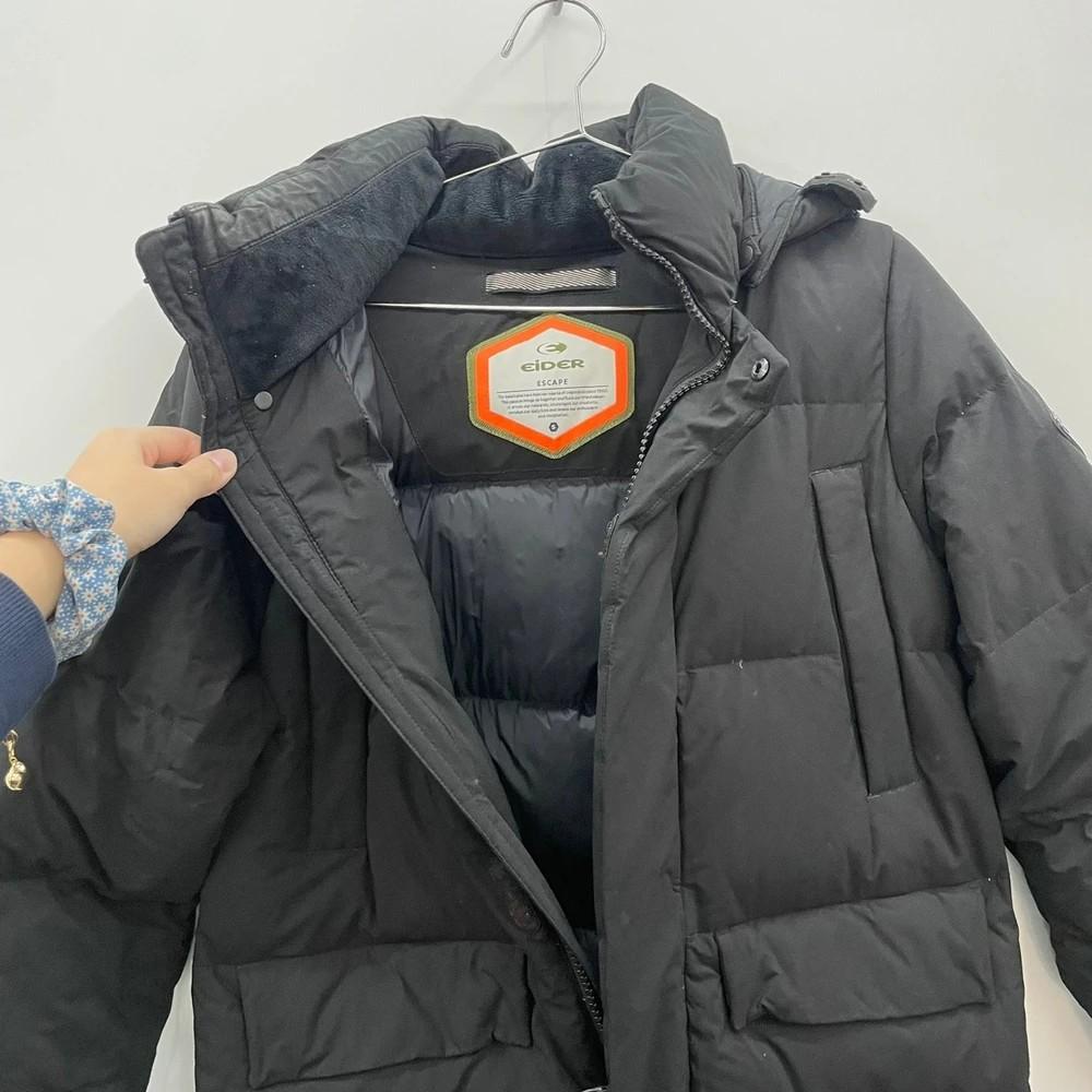 스몰 아이더 롱 패딩 블랙 다운점퍼 겨울잠바 8