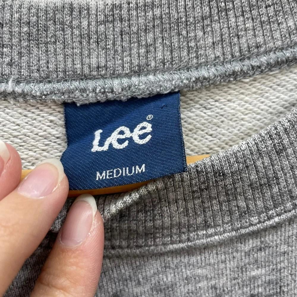 미디움 리 맨투맨 데님 포켓 티셔츠 lee 올드스쿨 오버핏 남여공용 8