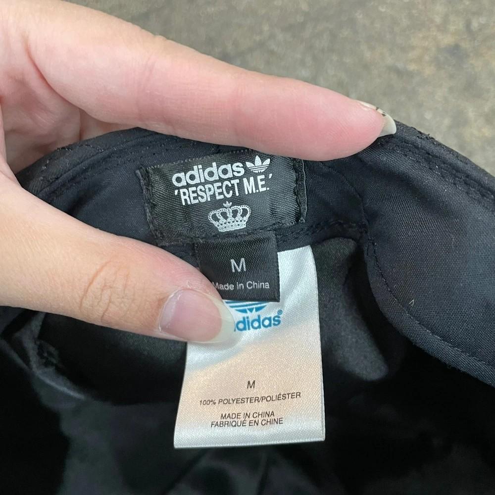 미디움 아디다스 y2k 90s 베이스볼 볼캡 레트로 져지코디 블랙 7