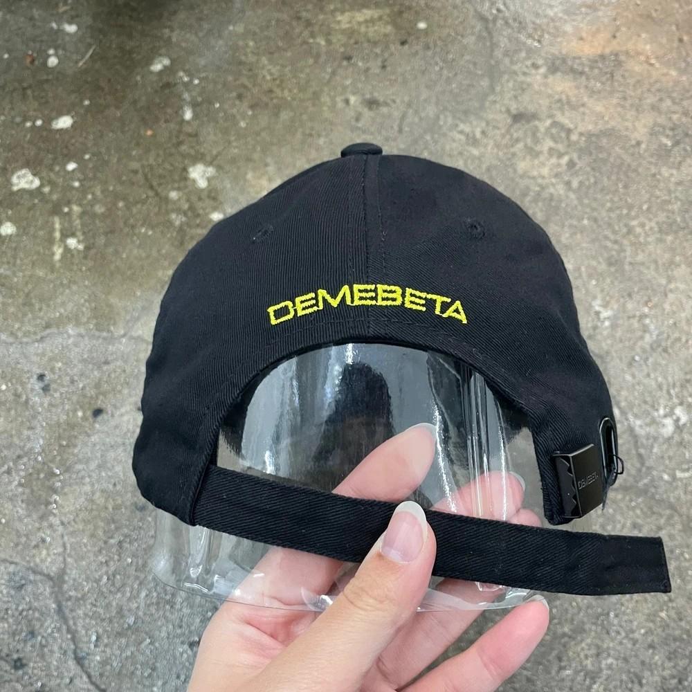 드메베타]DEMEBETA SMILE LOGO CAP - RED/STITCH 3