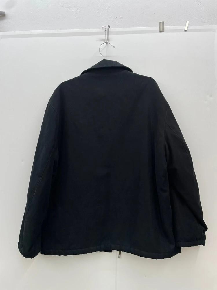 Claiborne 라지 오버핏 올드스쿨 자켓 블랙 3
