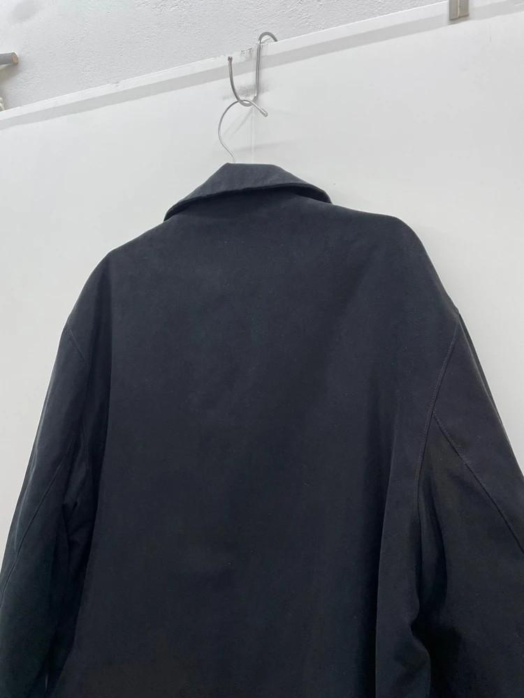 Claiborne 라지 오버핏 올드스쿨 자켓 블랙 4