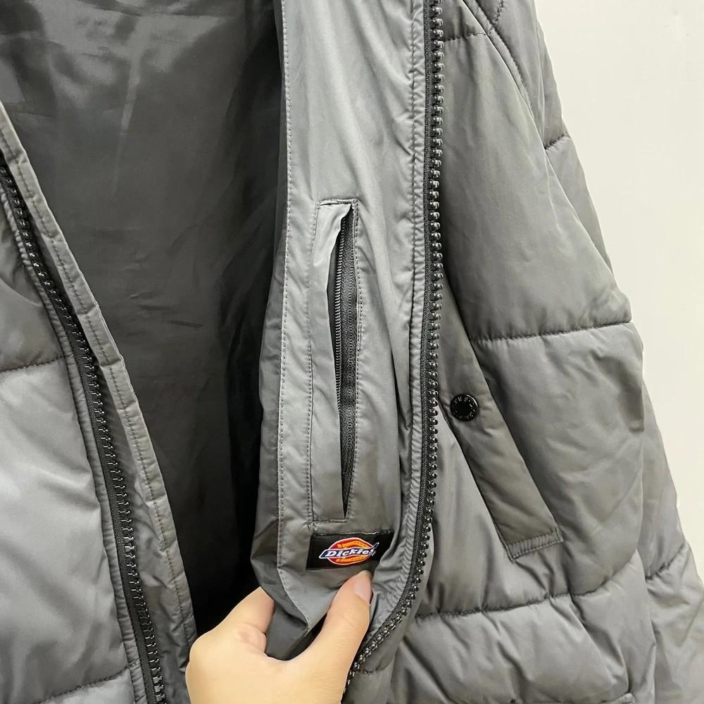 미디움 디키즈 롱 다운 점퍼 패딩 블랙 워크웨어 10