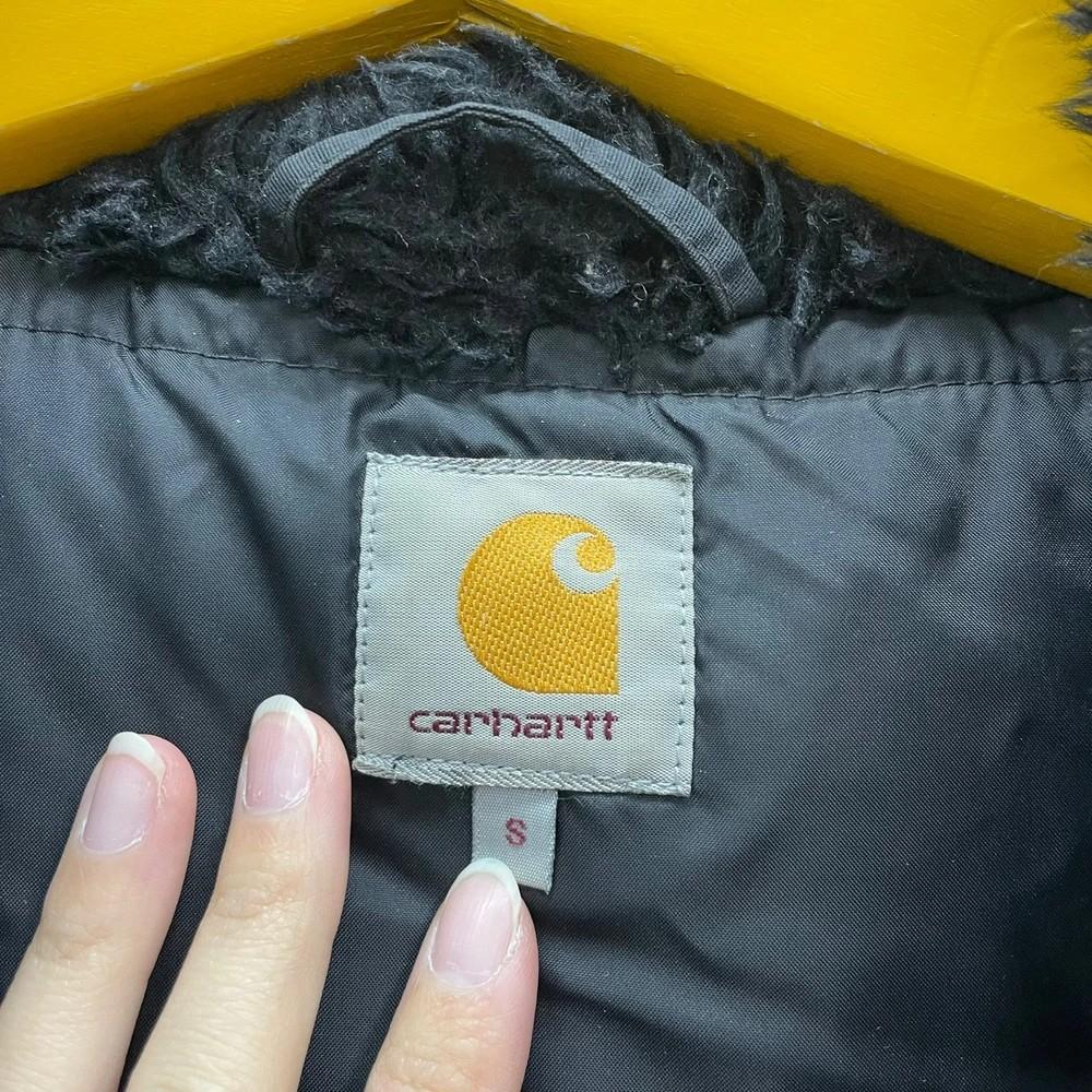 스몰 칼하트 후디 오버핏 블랙 올드스쿨 파카 다운자켓 3