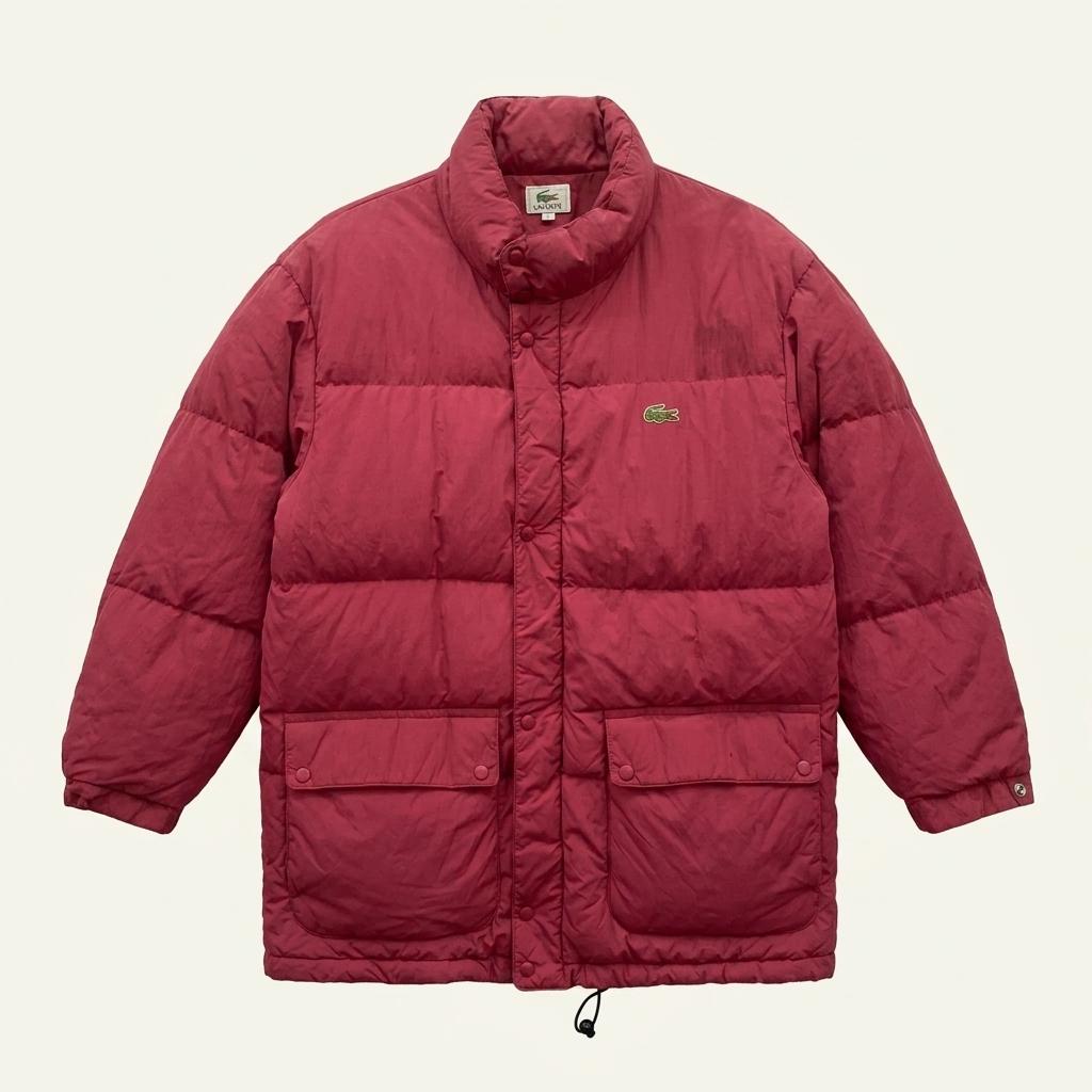 LACOSTE 라코스테 핑크 버건디 도톰겨울 패딩 1