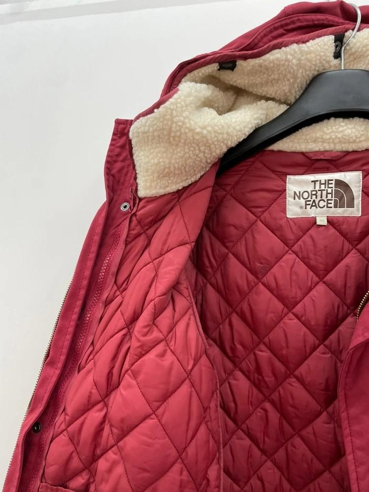 THE NORTH FACE 노스페이스 누빔 내피 탈부착 버건디 바람막이 자켓 7