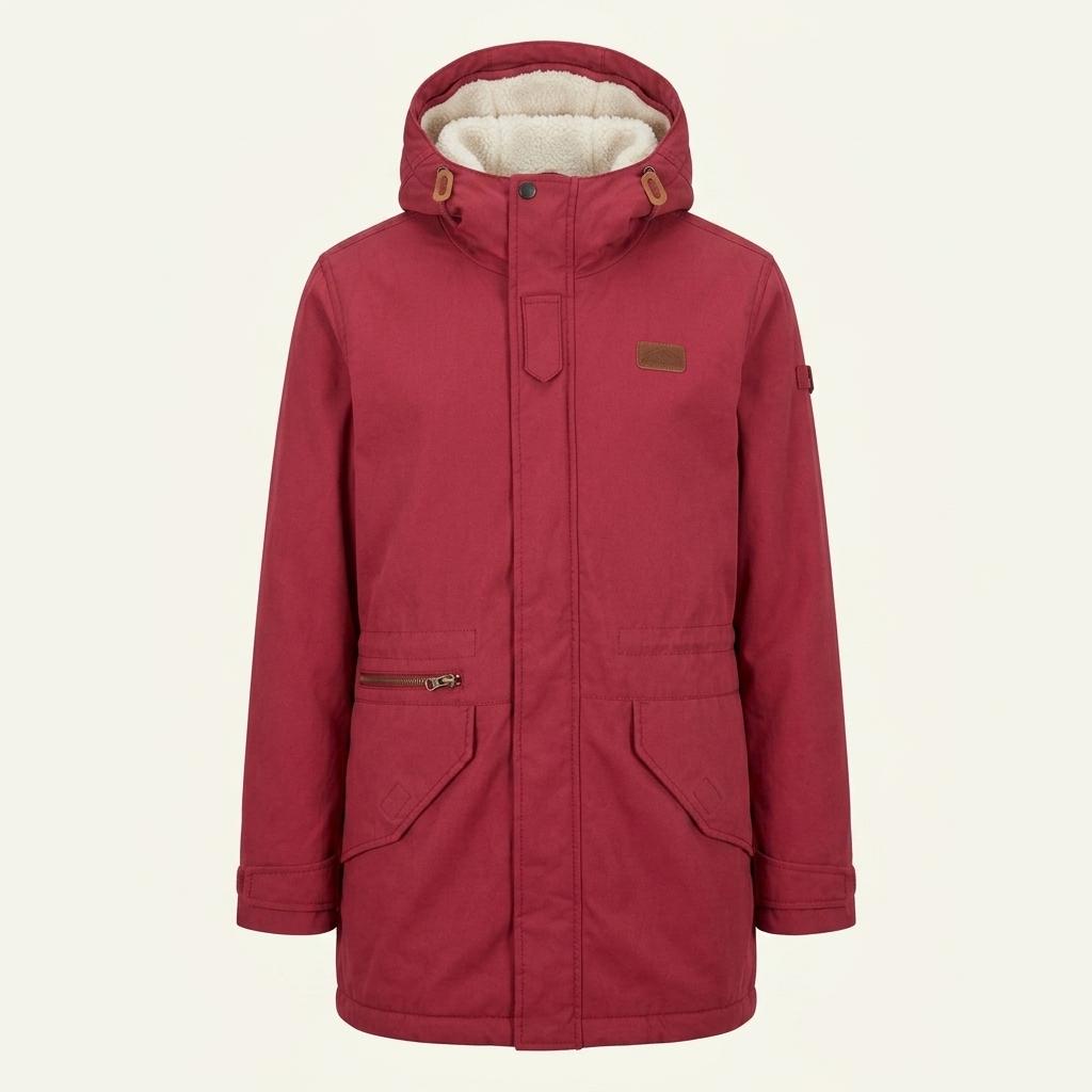 THE NORTH FACE 노스페이스 누빔 내피 탈부착 버건디 바람막이 자켓 1
