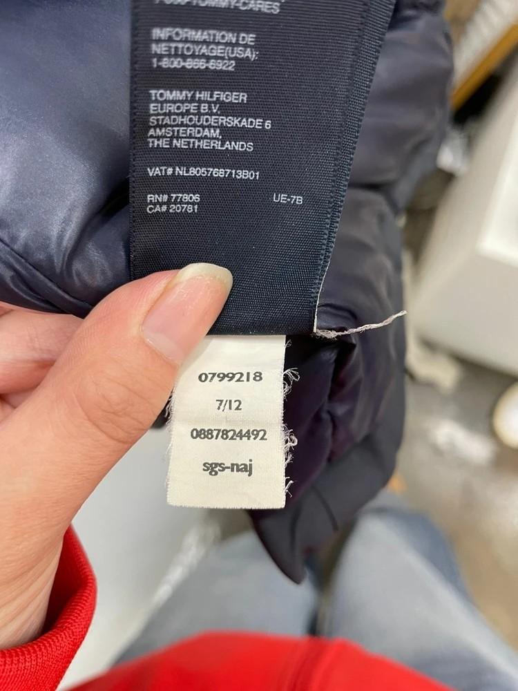 S 타미힐피거 여성 롱 패딩 다운자켓 빈티지 가벼운패딩 3