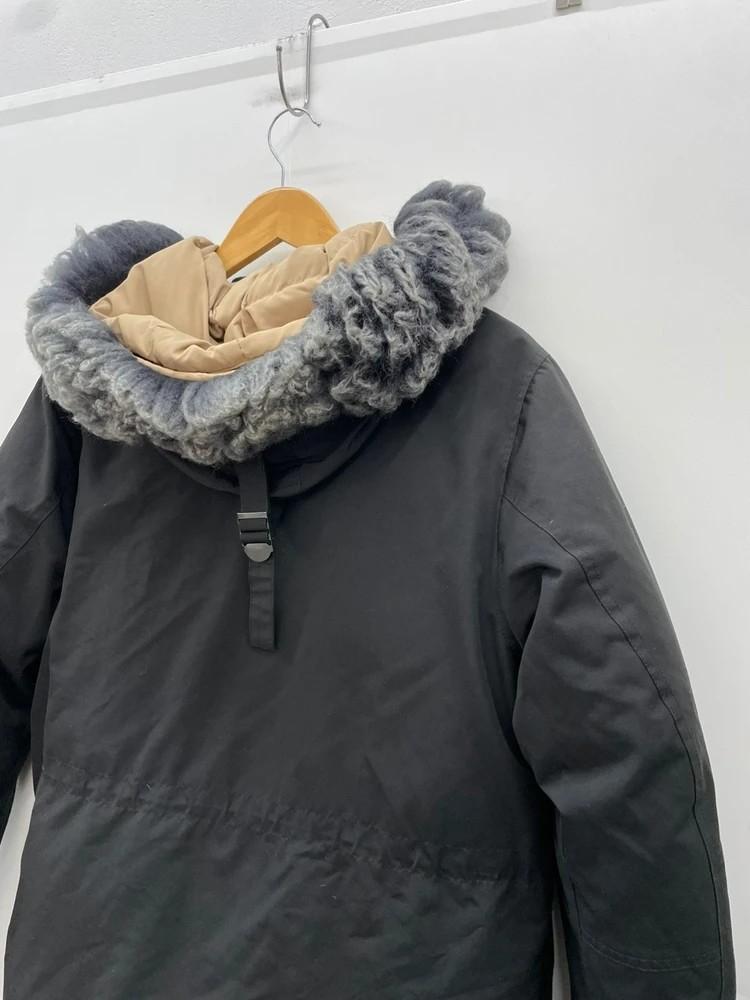 커버넛 패딩 다운점퍼 오버핏 후드넥 자켓 9