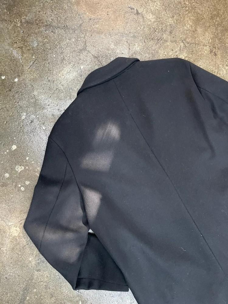 라지 인사일런스 오버핏 울캐시미어 블랜드 롱코트 블랙 10