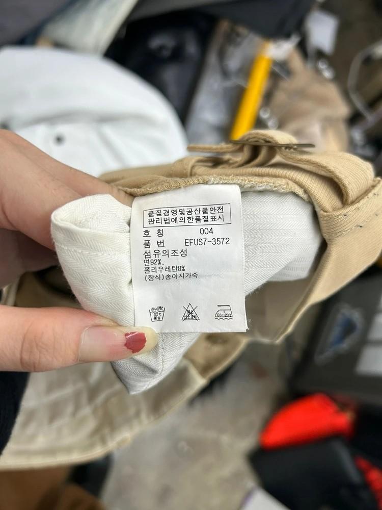 004 폴로 랄프로렌 우먼 베이지 송아지가죽 패치 팬츠 8