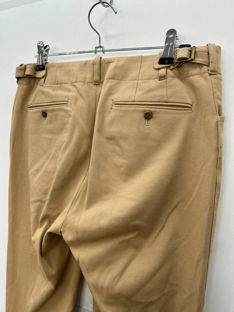 004 폴로 랄프로렌 우먼 베이지 송아지가죽 패치 팬츠 6