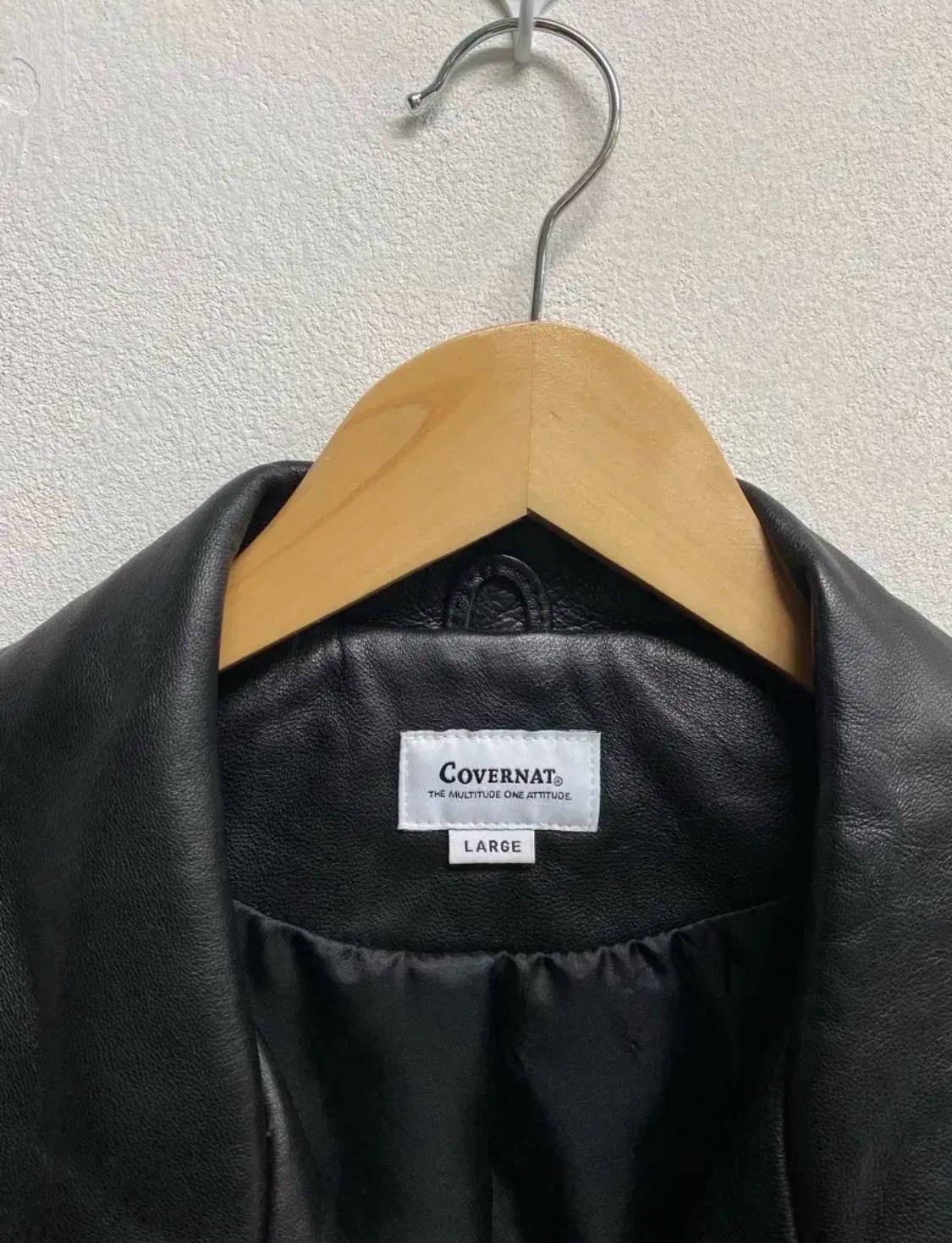 커버낫 COVERNAT 레더 라이더 자켓 L 9