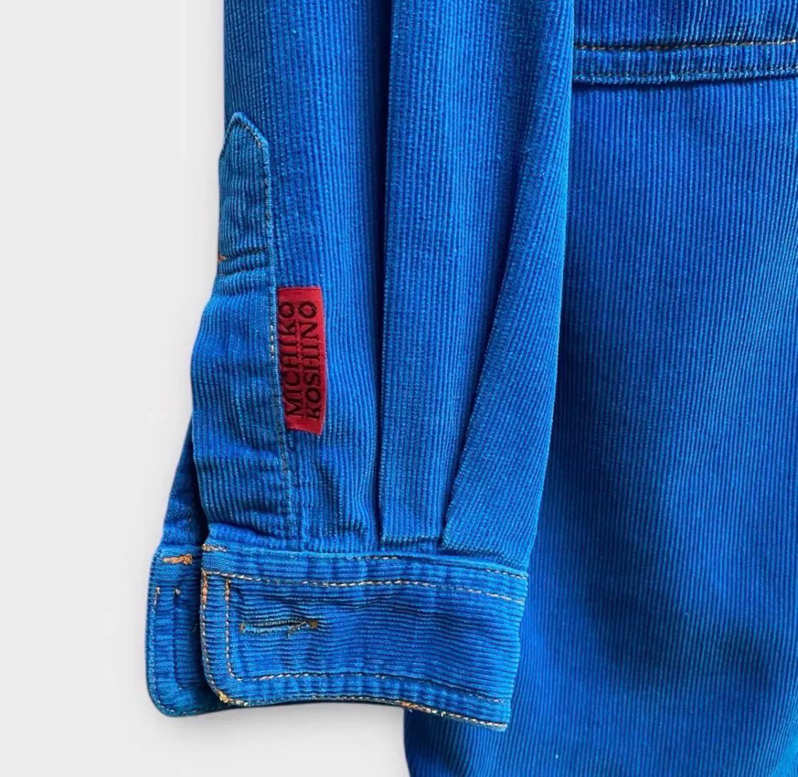 미치코런던 코듀로이 포켓남방 M 5