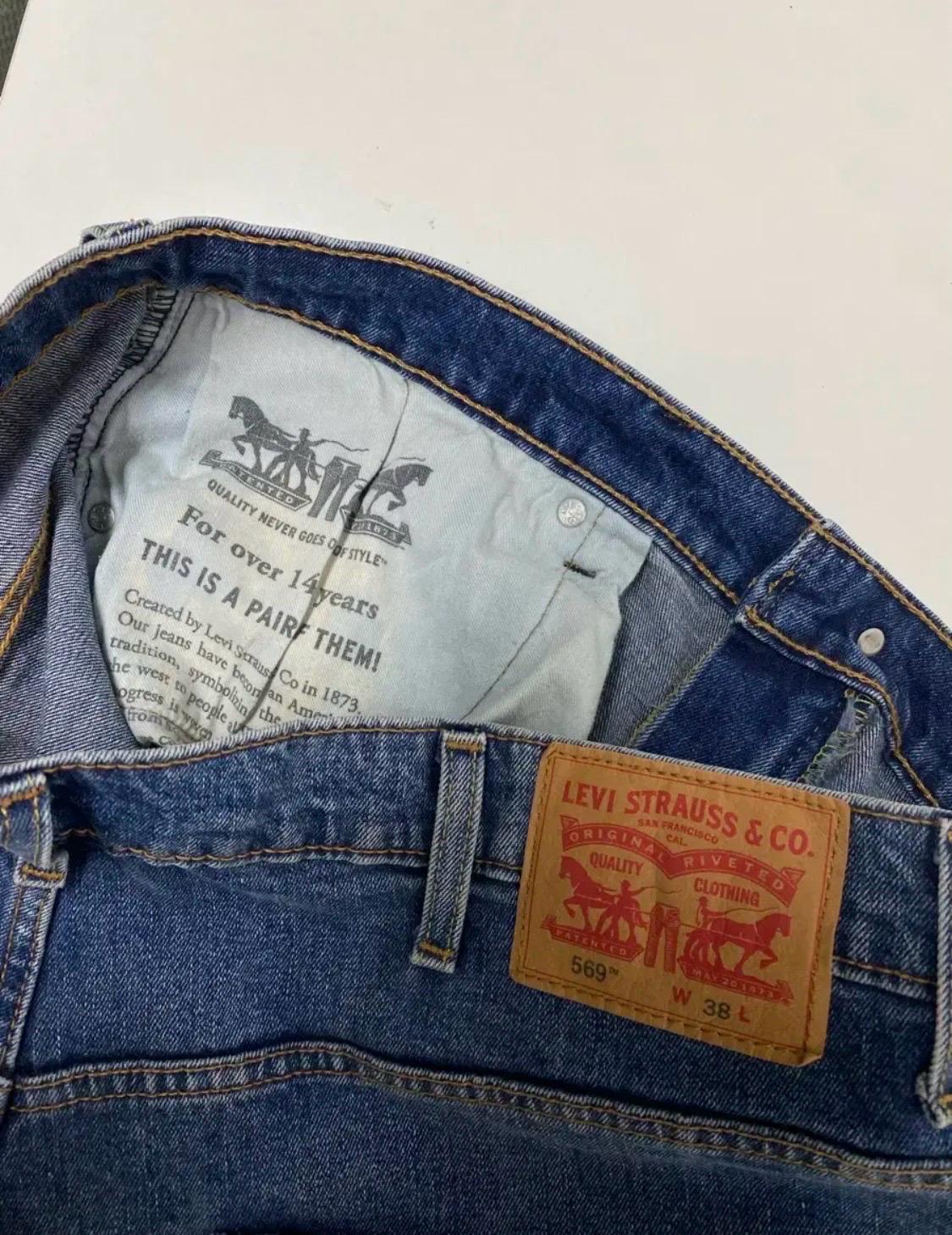 리바이스 levis 569 데님팬츠-38사이즈 6