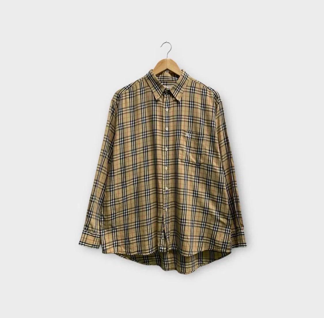 버버리 노바 체크셔츠 XL 2