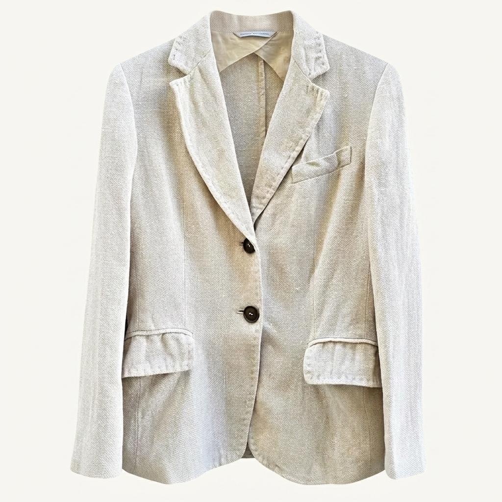 막스마라 리넨 투버튼 자켓 (made in italy) 9