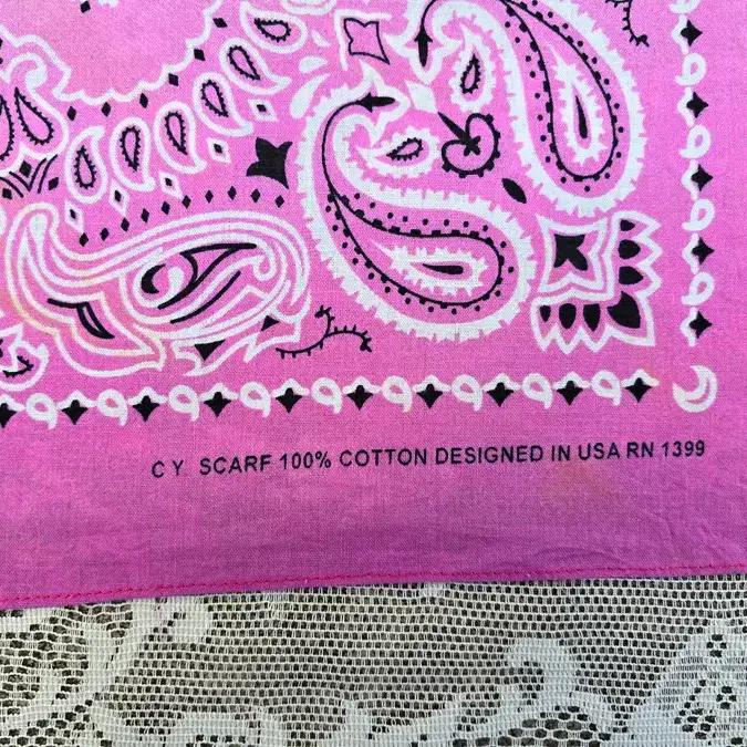 90s 페이즐리 반다나 (made in usa) 3
