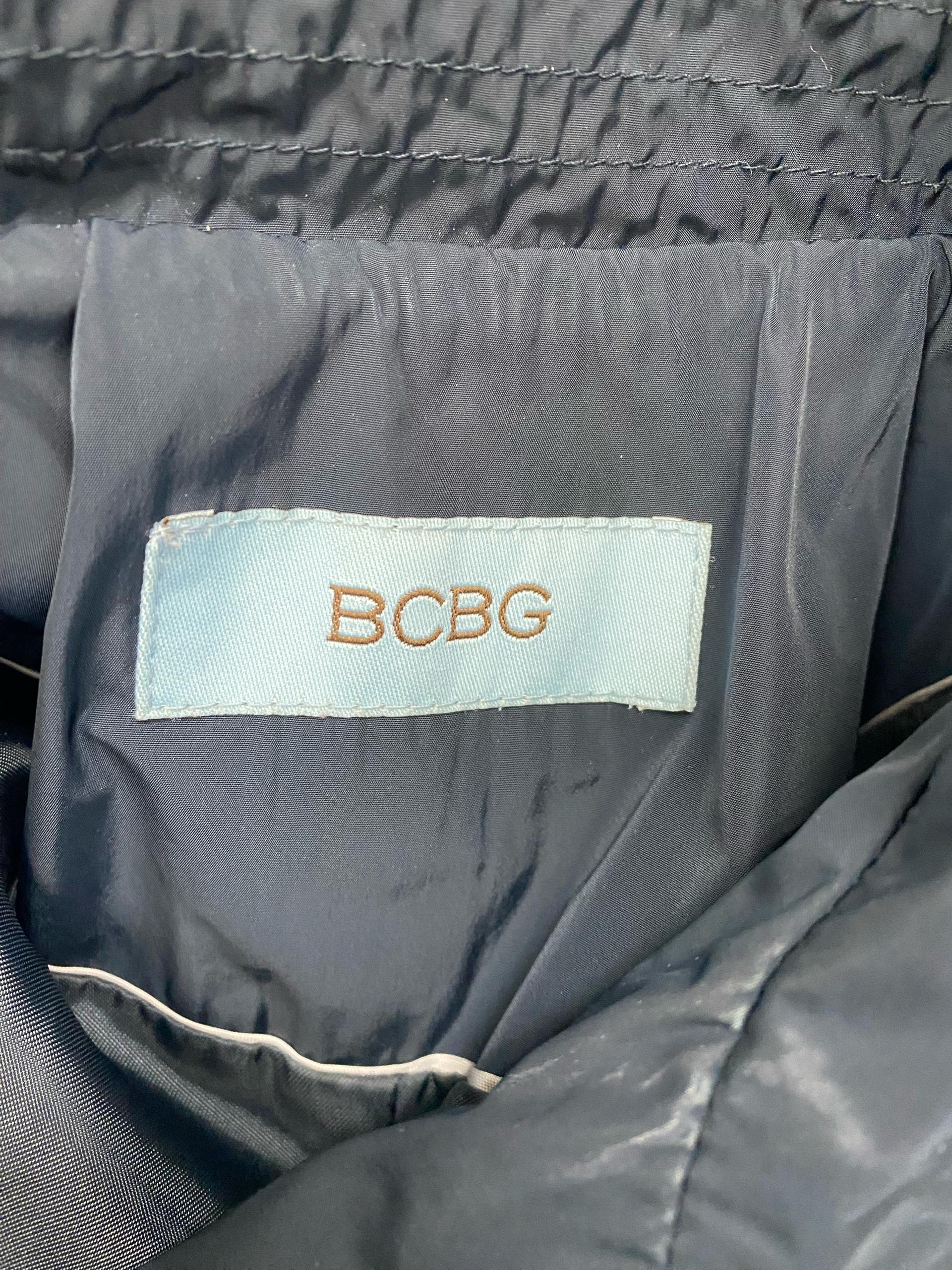 BCBG 네이비 트렌치 코트형 자켓 8