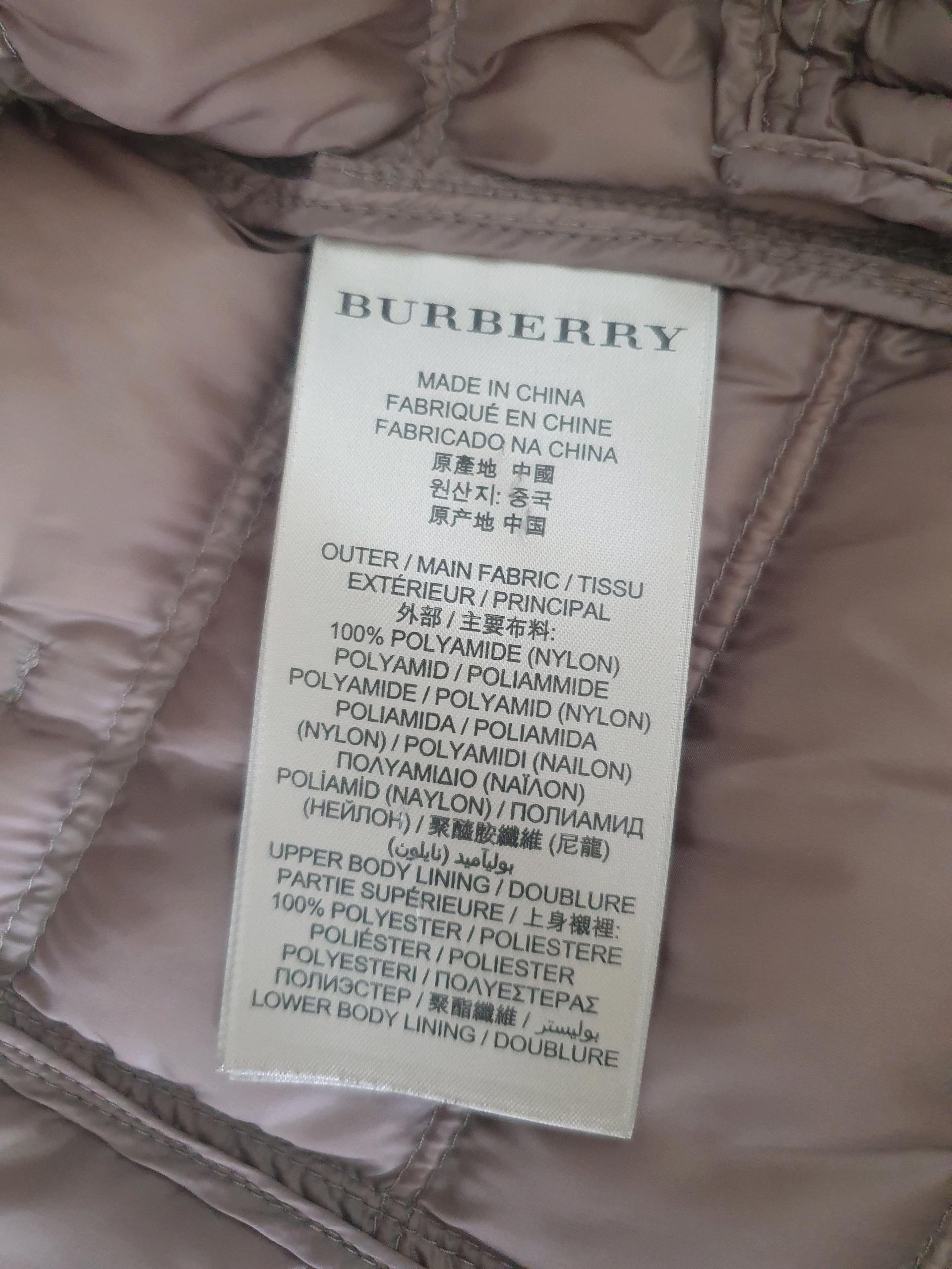 버버리 봄가을 얇은패딩 자켓 스몰(s) 8