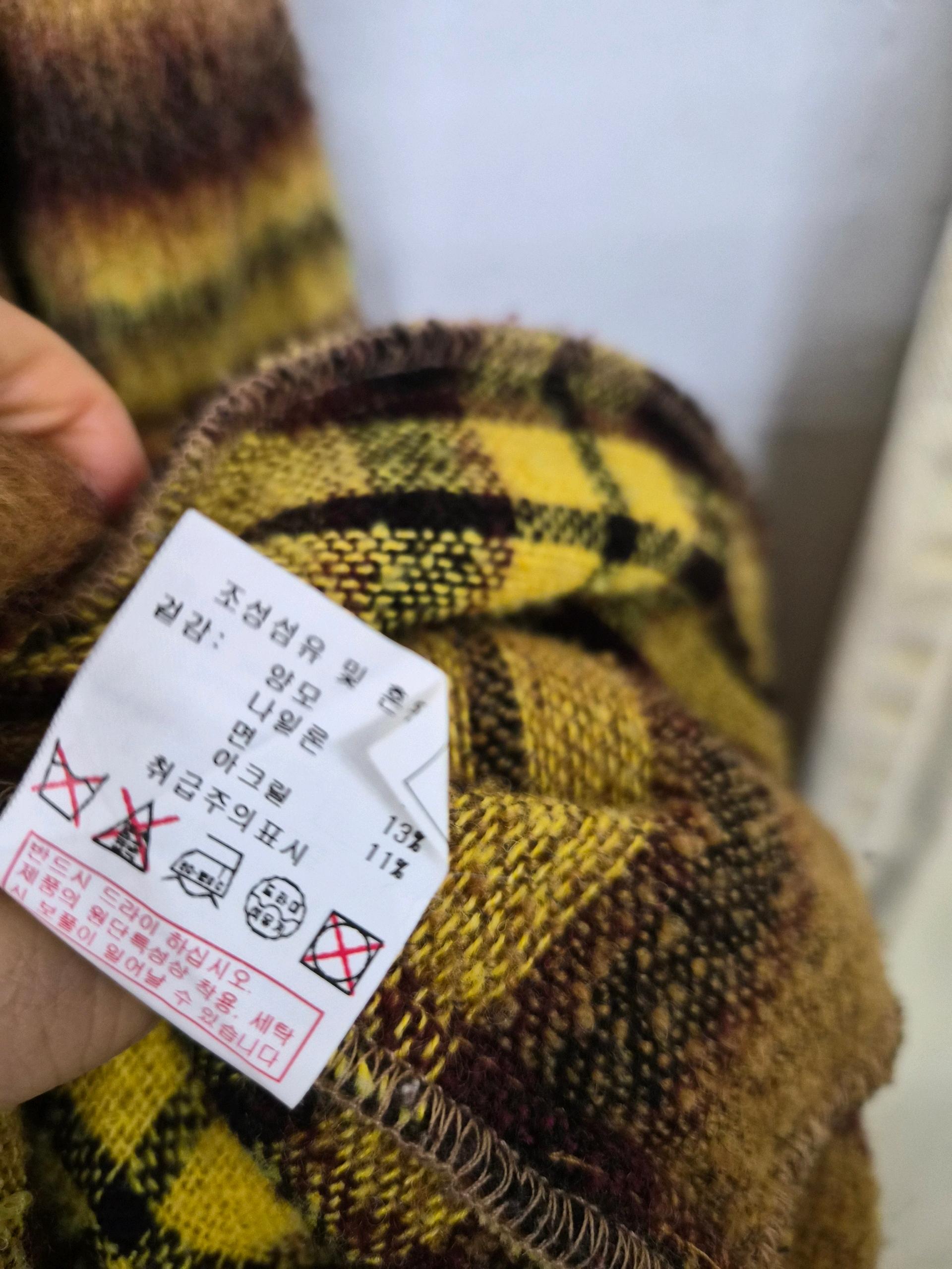 베네통 펠트울 셔츠 아우터 8