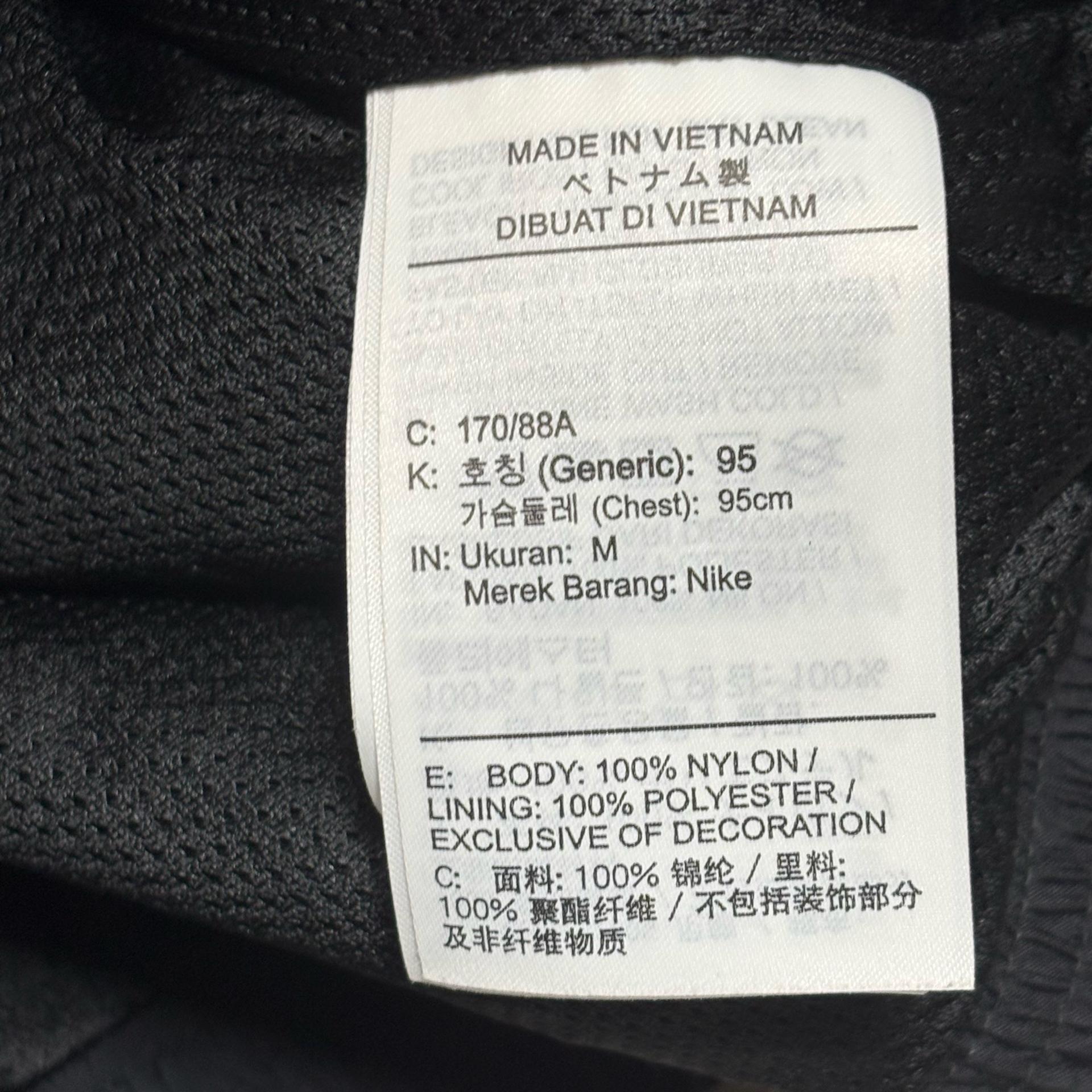 M 나이키 내장후드 데이지 블랙 우븐 자 6