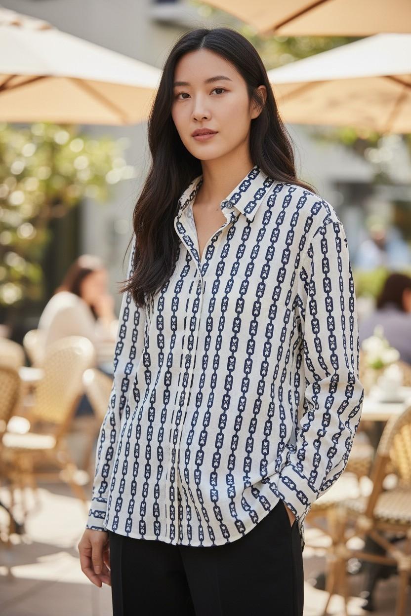 셀린느 체인패턴 셔츠 3