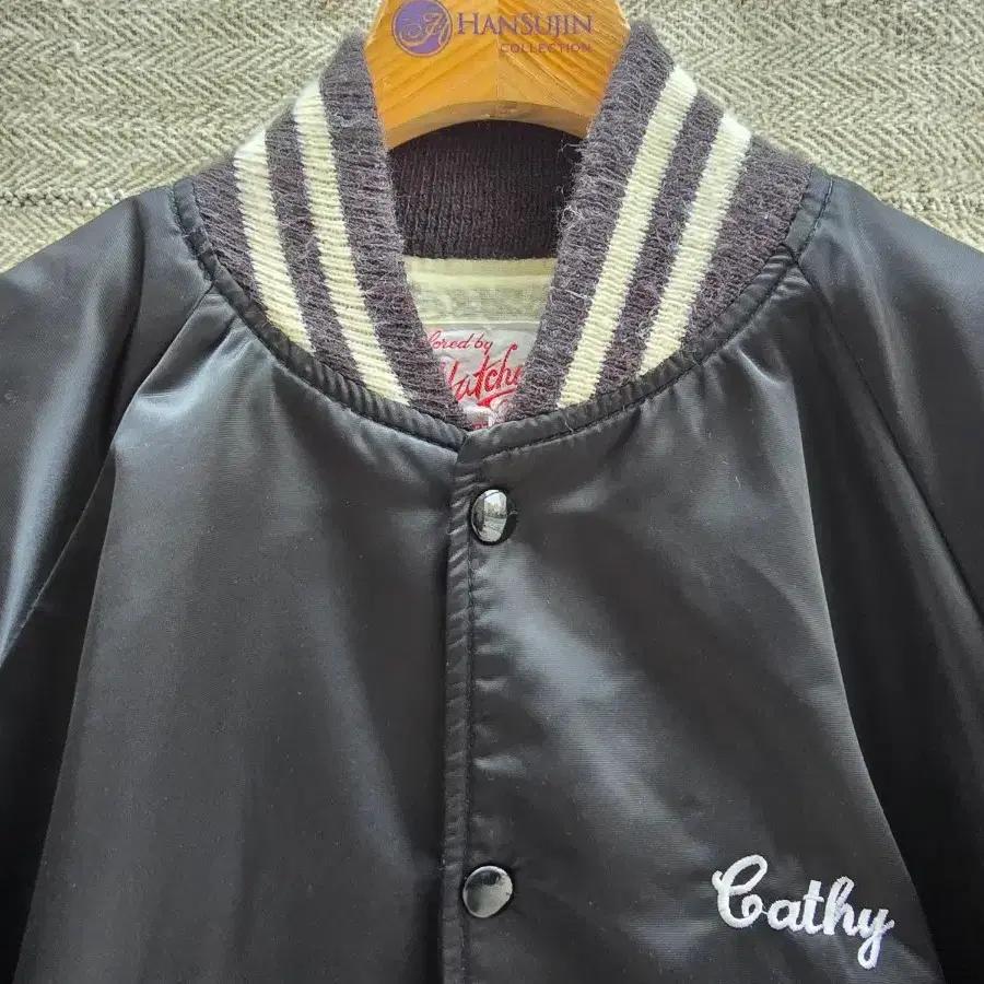 80s  hatchers  *made in usa* 사틴자켓 3