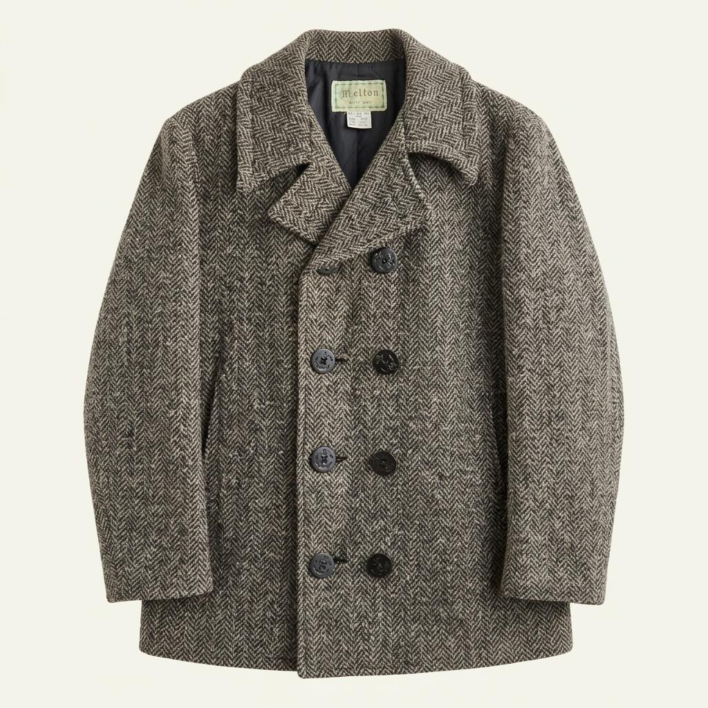 90s Melton 헤링본 자켓 (made in usa) 1