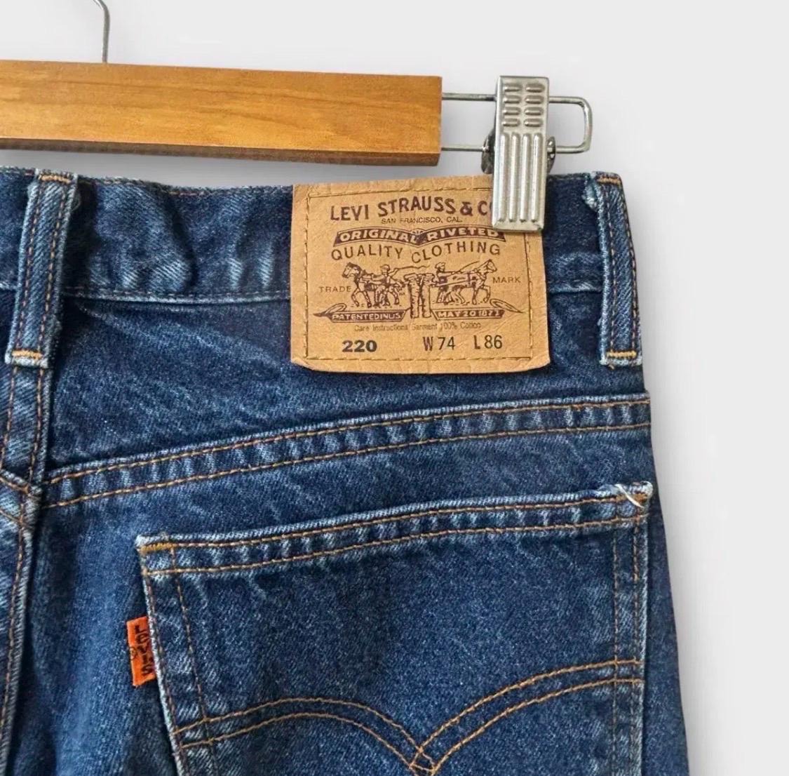 리바이스 220 Levis 데님 바지 -74사이즈 6